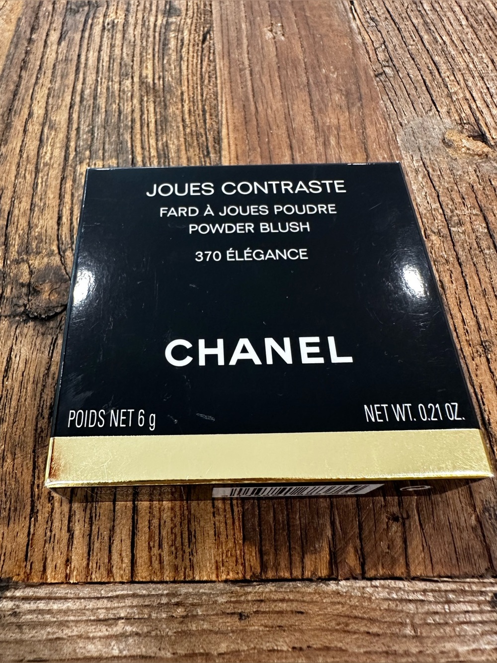 CHANEL Powder Blush Joues Contraste - Black & Gold Packaging